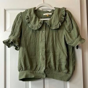Downeast Peter Pan Collar Shirt